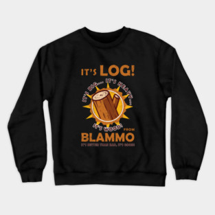Ren And Stimpy It's Log From Blammo Cool Crewneck Sweatshirt