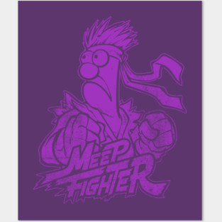 Beaker Meep Purple Posters and Art