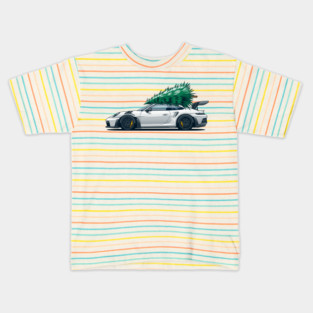 GT3 RS 992 Xmas tree Kids T-Shirt