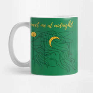 meet me at midnight - gold Mug