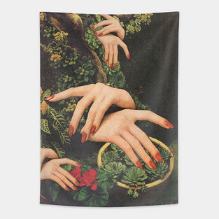 Touch plants Tapestry
