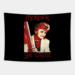 Murder She Wrote Detective Tapestry