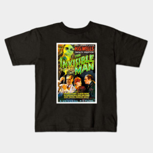 The Invisible Man Kids T-Shirt