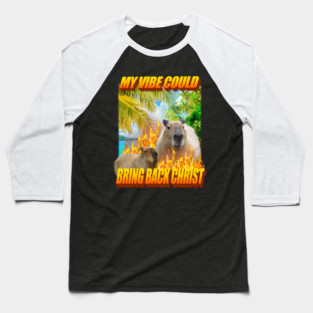 Capybara Baseball T-Shirt