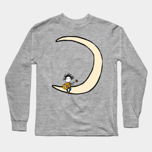 Moon and guitar Long Sleeve T-Shirt