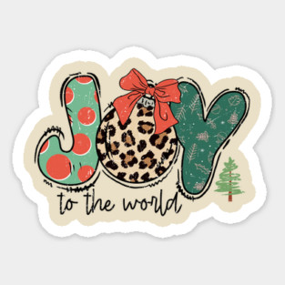 Joy To The World Christmas Magnet
