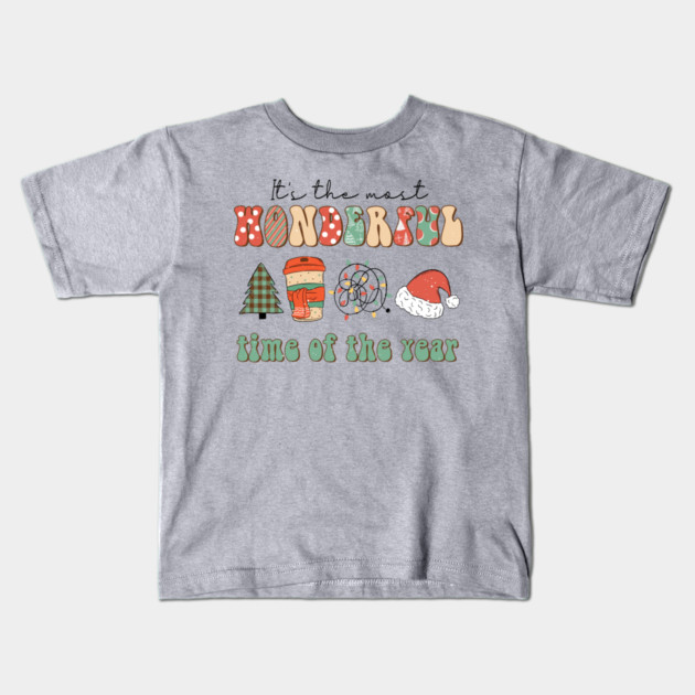 It's the most wonderful time of the year Kids T-Shirt by The WYLD Tribe