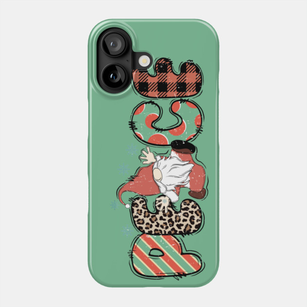 Peace Gnome Christmas Phone Case by The WYLD Tribe