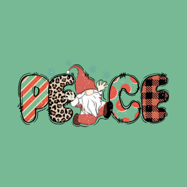 Peace Gnome Christmas by The WYLD Tribe