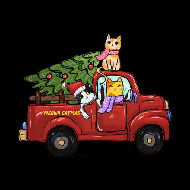 Cat Christmas Tree Gifts by The WYLD Tribe