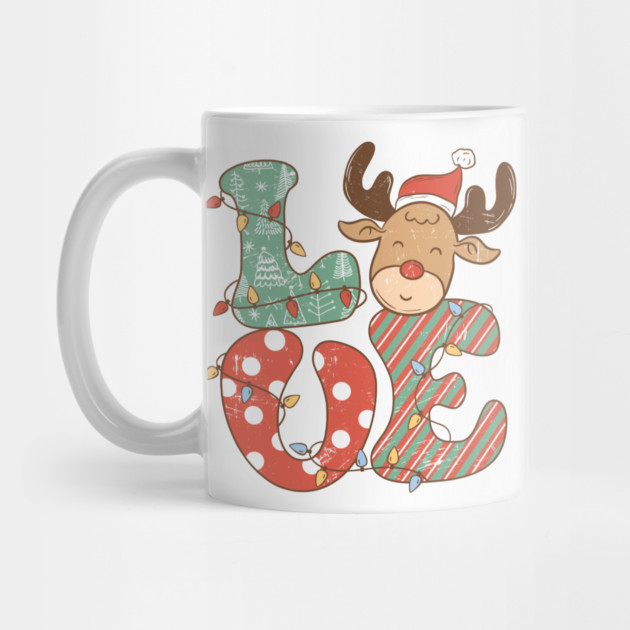 Love Reindeer Christmas Lights by The WYLD Tribe