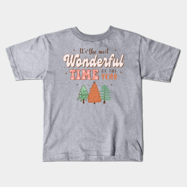 Its the most wonderful time of the year Kids T-Shirt by The WYLD Tribe