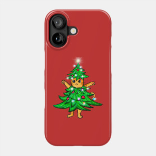Cat Christmas Tree Phone Case