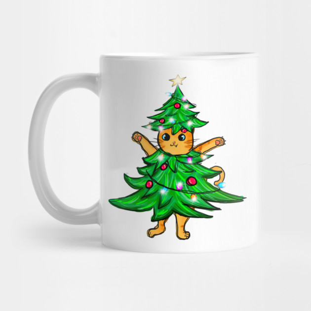 Cat Christmas Tree by The WYLD Tribe