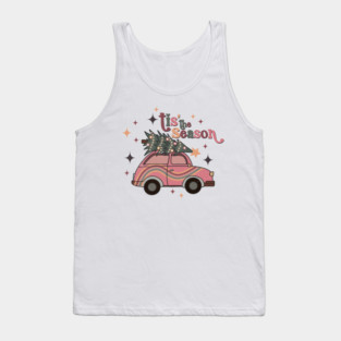 Classic Christmas Truck - Tis the Season Tank Top