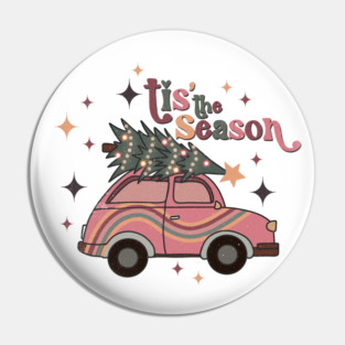 Classic Christmas Truck - Tis the Season Pin