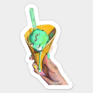 Melting Ice Cream Magnet