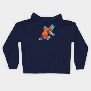Glowing Goldfish Kids Hoodie