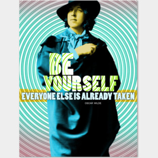Oscar Wilde Quote 1 Posters and Art