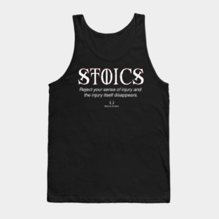 Stoics Marcus Aurelius quote Tank Top