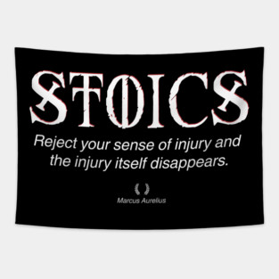 Stoics Marcus Aurelius quote Tapestry