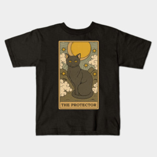 The Protector - Cat Tarot Kids T-Shirt