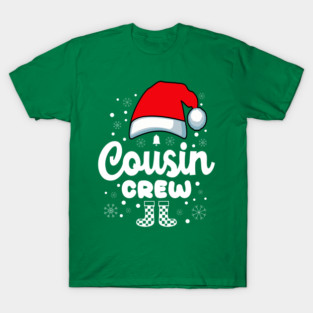Christmas Family Cousin Santa Hat T-Shirt