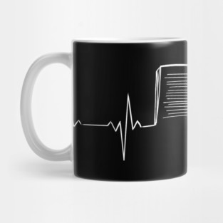 Book Heartbeat Mug