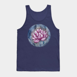 Lotus Flower Galaxy Tank Top