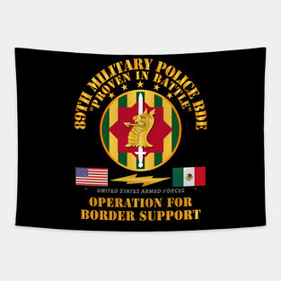 Faithful Patriot -  89th Military Police Bde - Border Support Tapestry