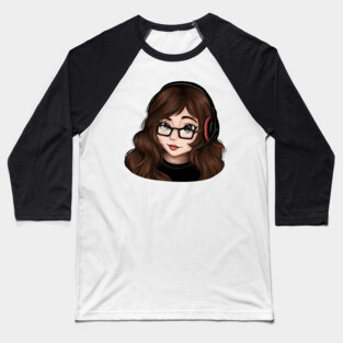 Girl streamer Baseball T-Shirt