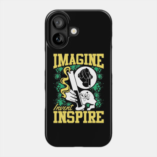 Imagine Invent Inspire Science Phone Case