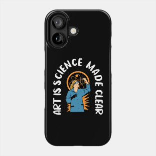 Art is Science Made Clear Phone Case