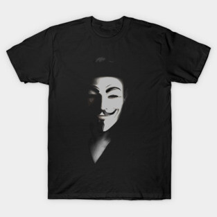 V for Vendetta Mask T-Shirt