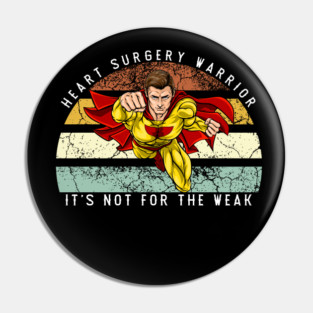 Heart Surgery Recovery Gift, Heart Surgery Warrior Pin