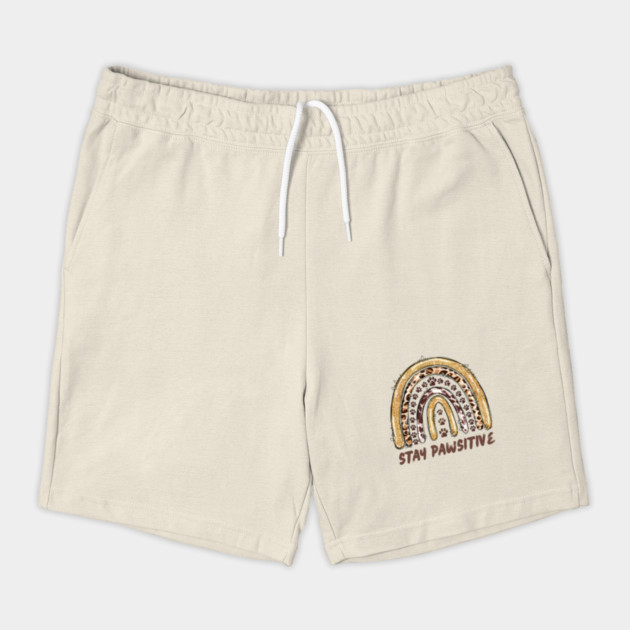 Stay Pawsitive Cheetah Leopard Print Rainbow by The WYLD Tribe