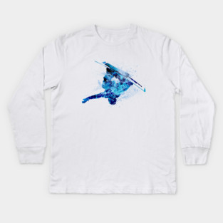 Snowboarding Kids Long Sleeve T-Shirt