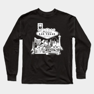 Welcome to Las  Vegas art Long Sleeve T-Shirt