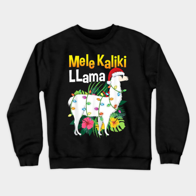 Mele Kaliki LLama Crewneck Sweatshirt by MCALTees