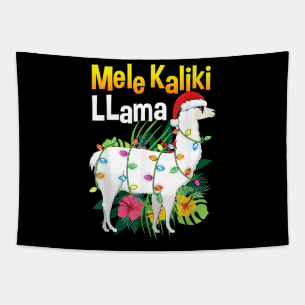 Mele Kaliki LLama Tapestry by MCALTees