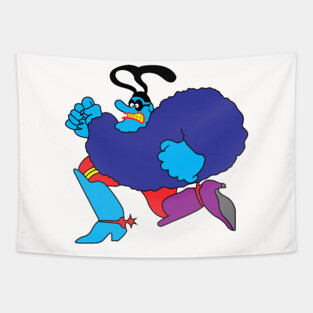 Blue Meanie Tapestry