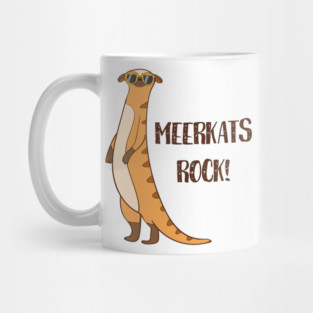 Meerkats Rock! Funny Cute Meerkat Love Mug