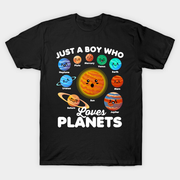Just a Boy Who Loves Planets Fun Solar System Space Science