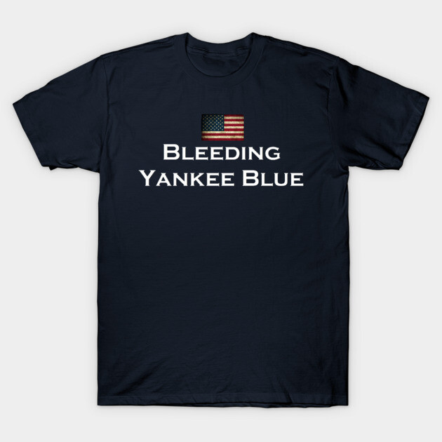 BYB American Flag Design T-Shirt by Bleeding Yankee Blue