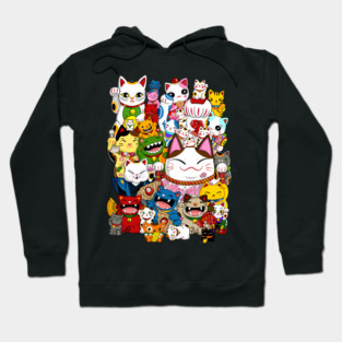 Maneki Neko (Lucky Cat) Collection Hoodie