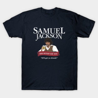 Samuel Jackson Good Motherf*ckin' Beer T-Shirt