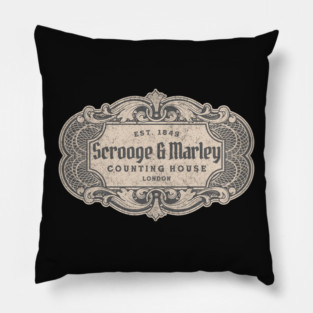 Scrooge & Marley Counting House London - Est. 1843 Pillow