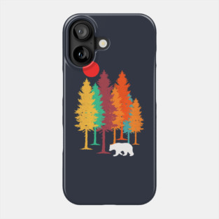 colorful trees Phone Case