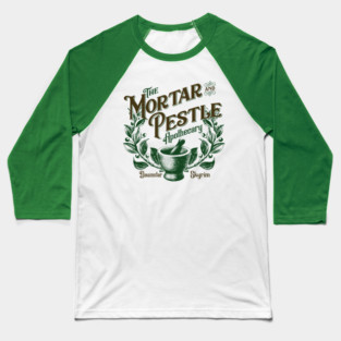 Mortar and Pestle Apothecary Baseball T-Shirt