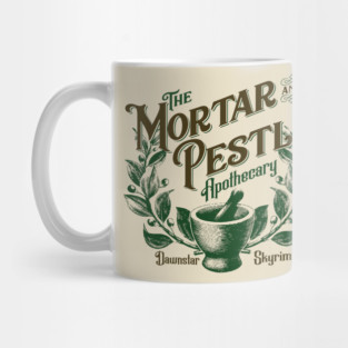 Mortar and Pestle Apothecary Mug